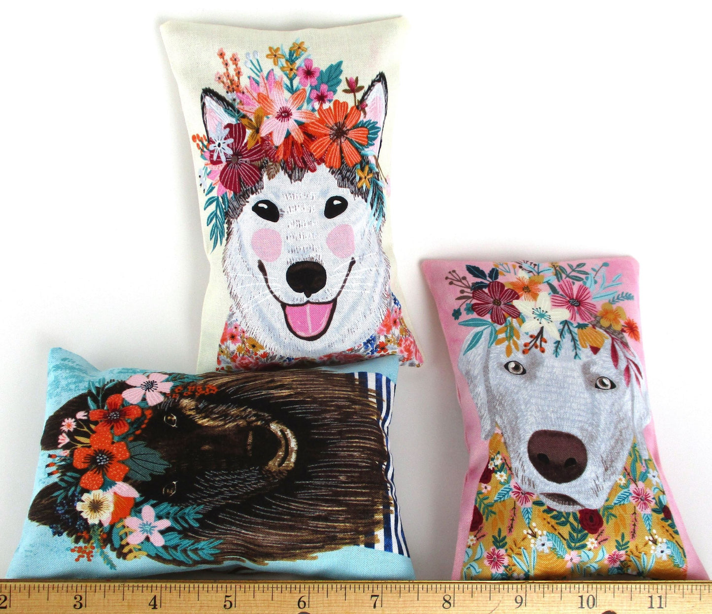 Dog Lavender Sachets Set of 3, French Lavender Filled, Dog Lover Gift, Handmade