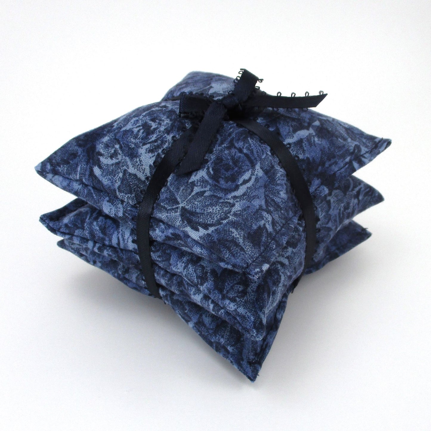 Blue Rose Lavender Sachets Set of 3, French Lavender, Vintage Floral Gift, Handmade