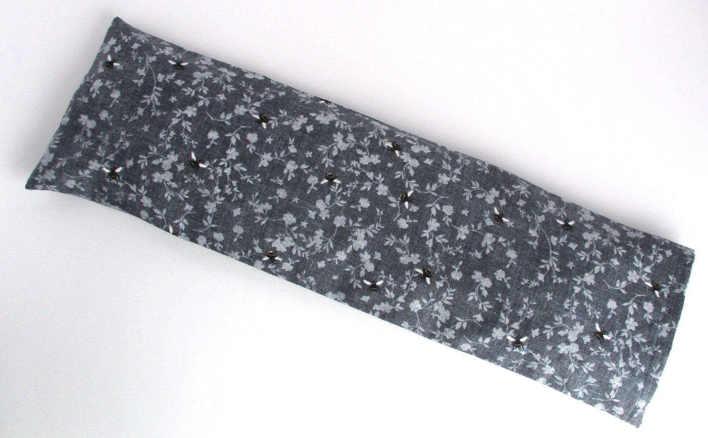 Large Microwavable Heat Pack, Bee Flannel Cover, Neck & Back Rice Therapy, Handmade Gift