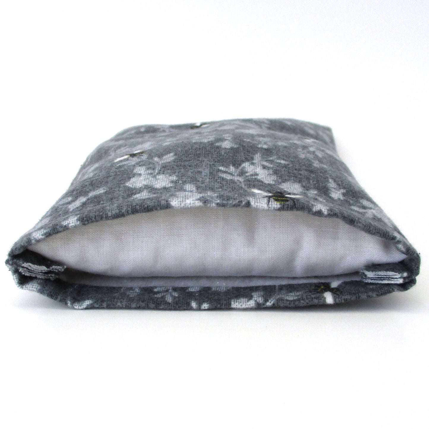Small Microwavable Heat Pack, Bee Flannel Cover, Hot Cold Rice Therapy, Handmade Gift