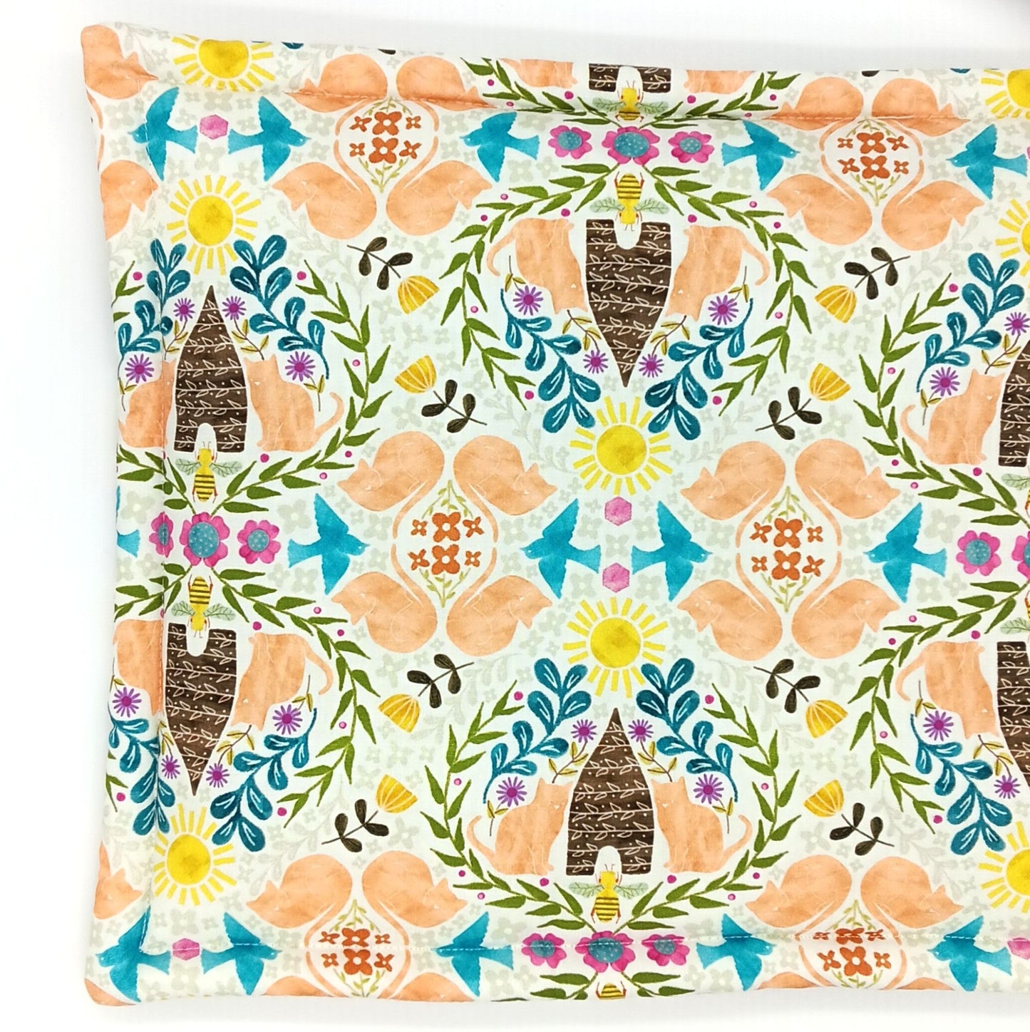Catnip Filled Cat Mat, Beehive Garden - 14"x19"