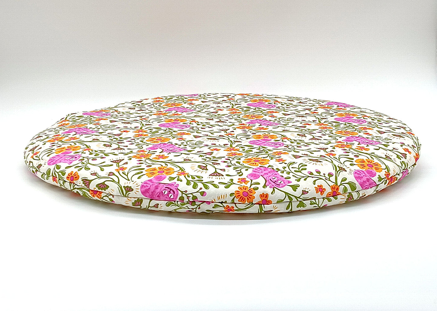 Round Catnip Mat, Cheshire Cat Tower Cushion