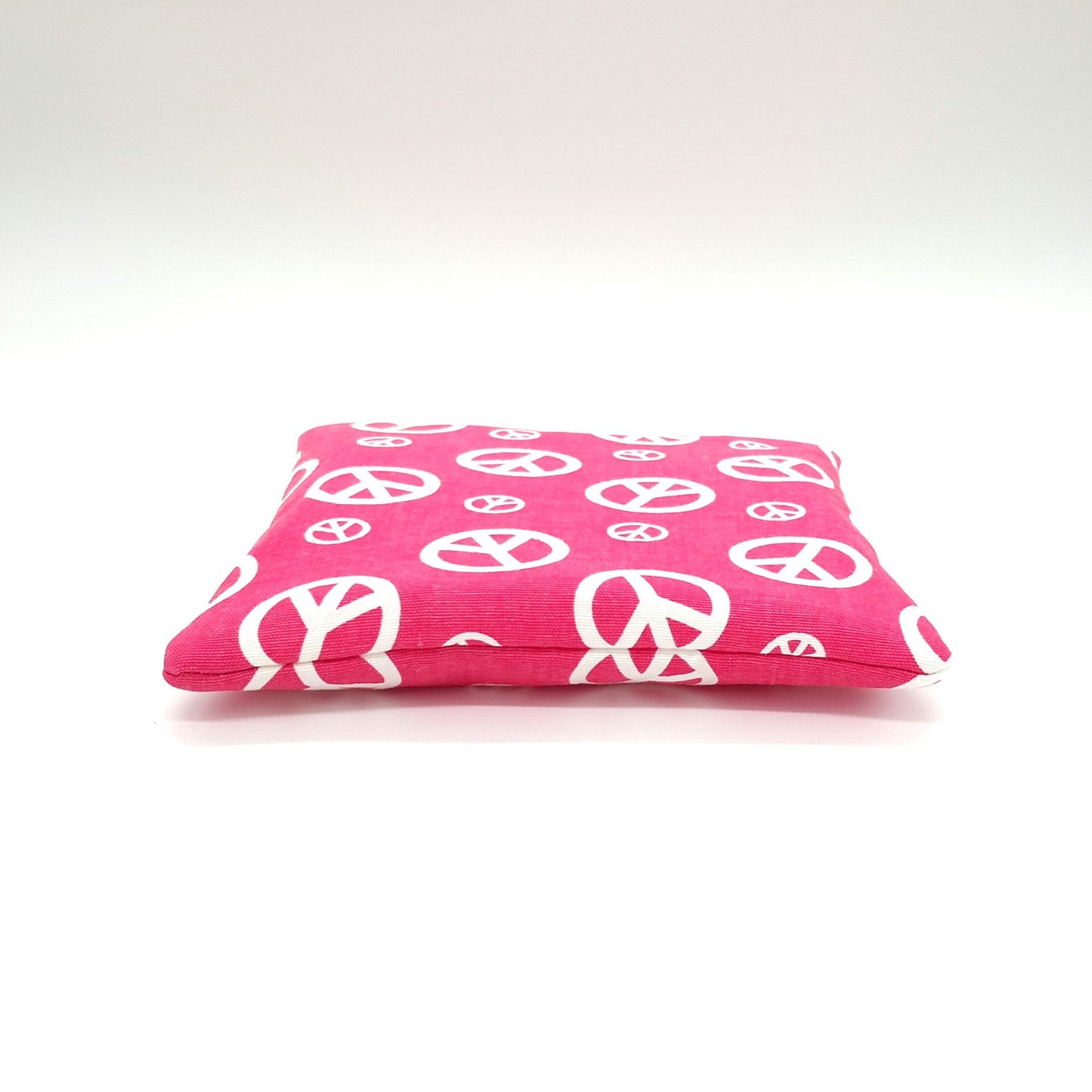 Catnip Cat Tower Mat, High-Altitude Catnip, Pink Peace Sign Mini Cat Mat for Cat Tree Platform or Basket, One of a Kind