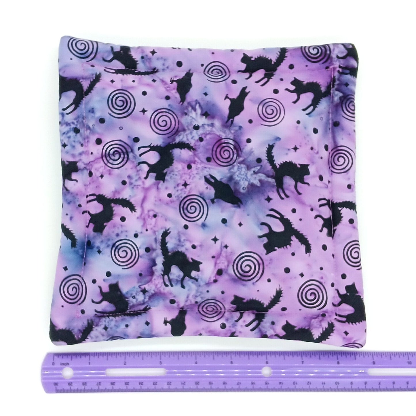 Purple Catnip Mat, Batik Cat Tower Cushion