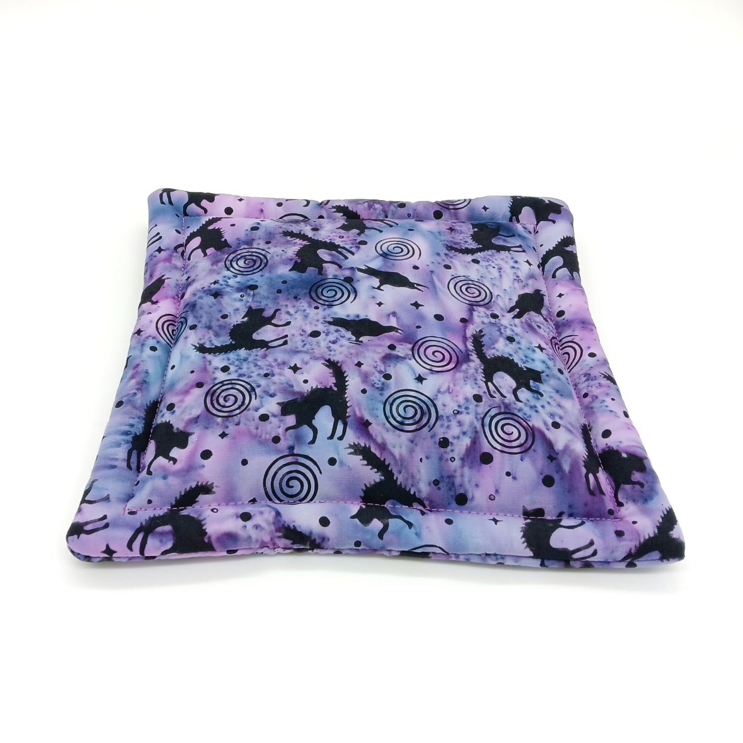 Purple Catnip Mat, Batik Cat Tower Cushion