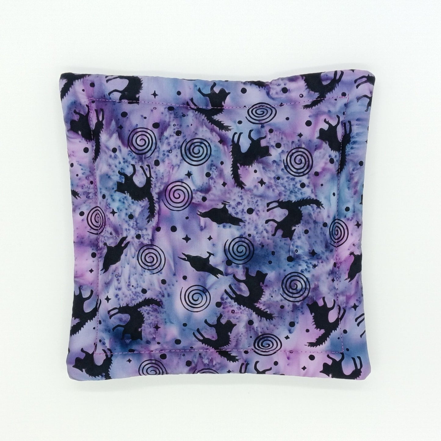 Purple Catnip Mat, Batik Cat Tower Cushion