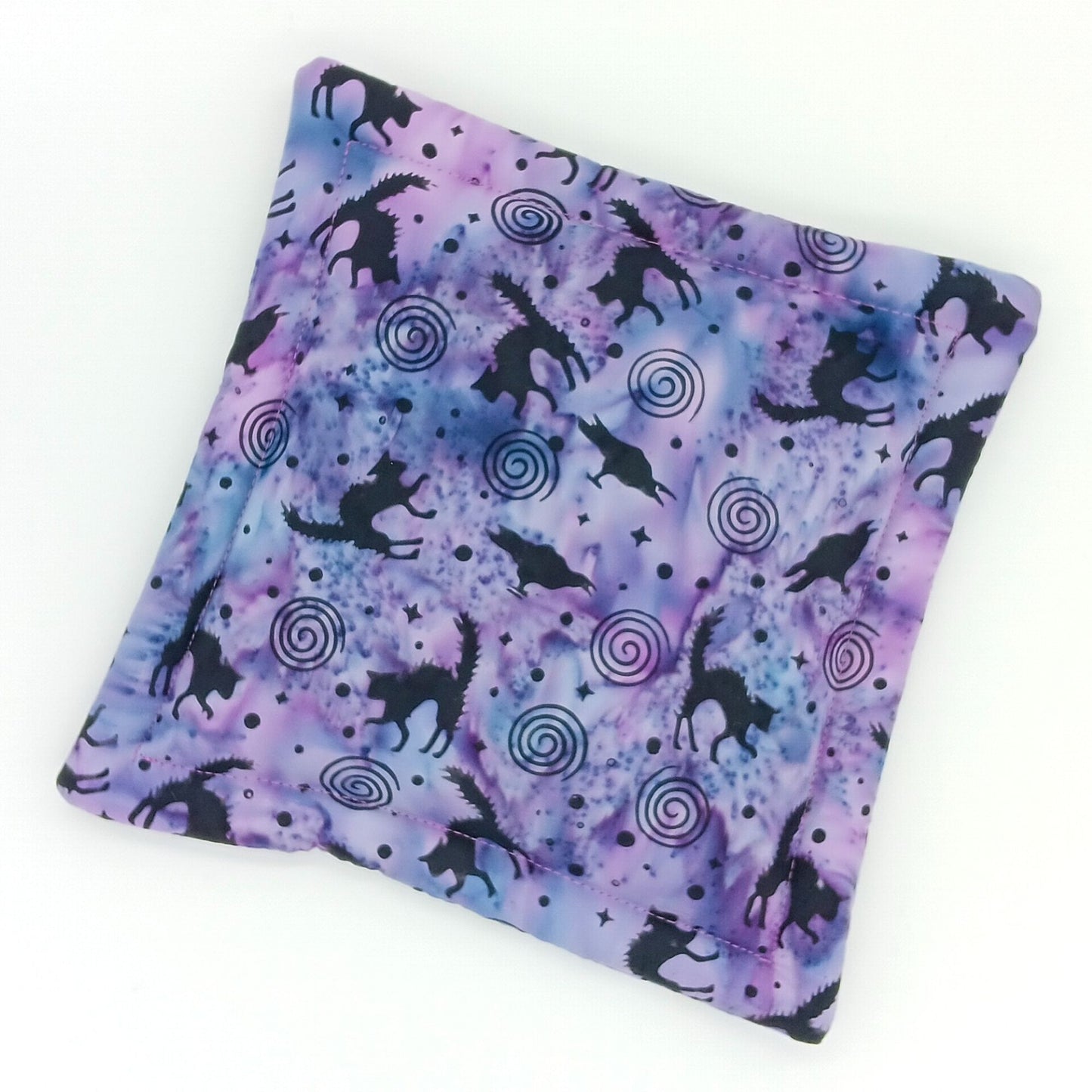 Purple Catnip Mat, Batik Cat Tower Cushion