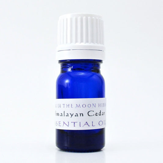 Himalayan Cedarwood Essential Oil, 100% Pure Steam Distilled, Grounding & Calming, Man in the Moon Herbs
