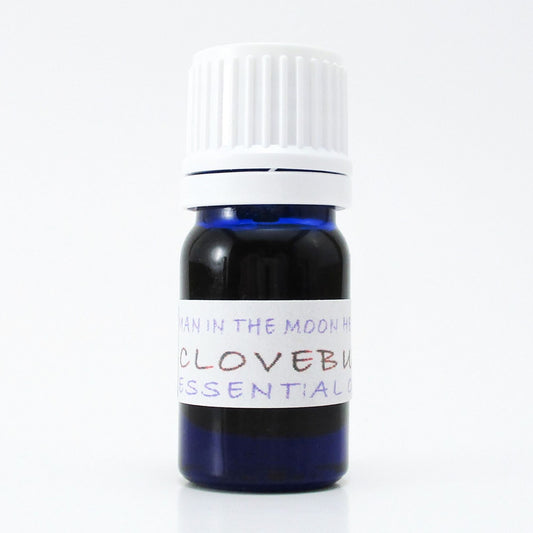 Clove Bud Essential Oil, 100% Pure Steam Distilled, Eugenia Caryophyllata, Warming & Stimulating, Man in the Moon Herbs