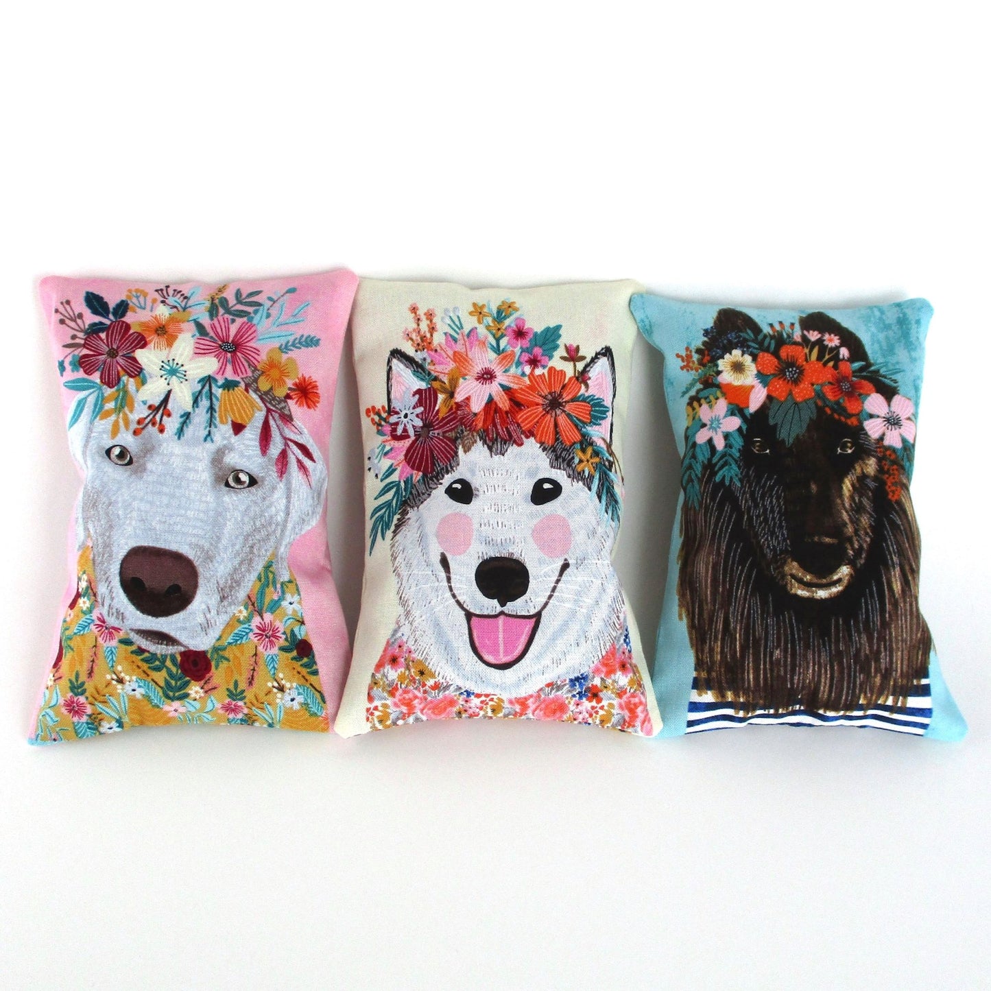 Dog Lavender Sachets Set of 3, French Lavender Filled, Dog Lover Gift, Handmade