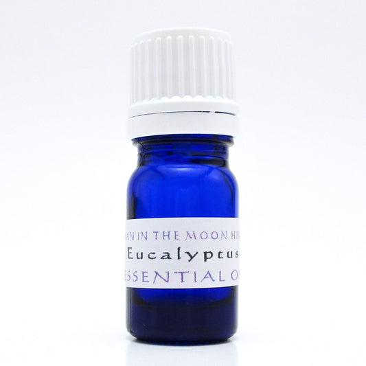 Eucalyptus Essential Oil, 100% Pure Steam Distilled, Cooling & Refreshing, Man in the Moon Herbs