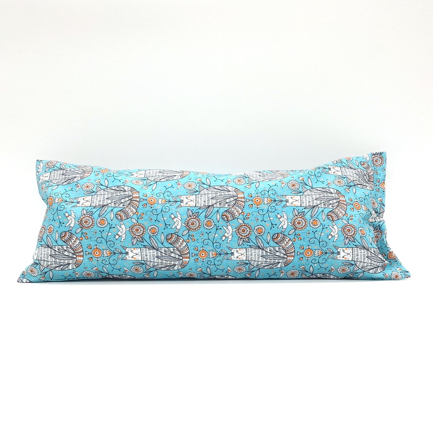 Catnip Kick Stick, Blue Boho Cat Toy