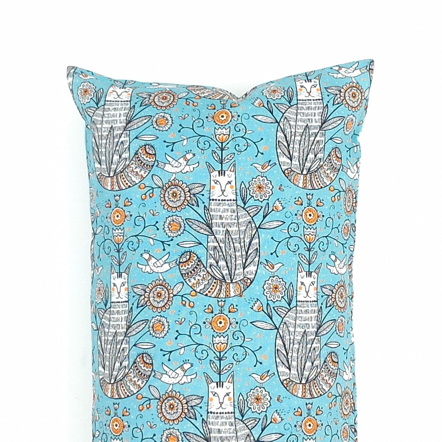 Catnip Kick Stick, Blue Boho Cat Toy