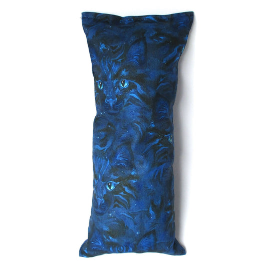 Catnip Kick Stick for Cats, High-Altitude Catnip & Buckwheat Hulls, Midnight Blue Mystical Cat Eyes Cat Kicker Toy