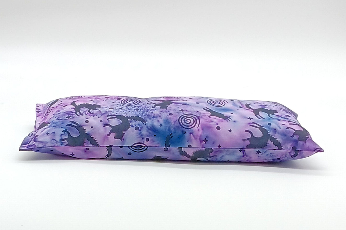 Purple Catnip Kick Stick, Raven and Spiral Batik Cat Toy