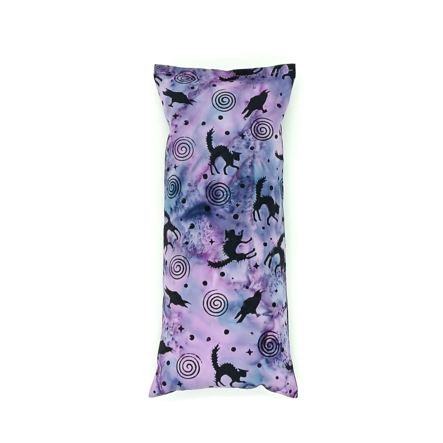 Purple Catnip Kick Stick, Raven and Spiral Batik Cat Toy
