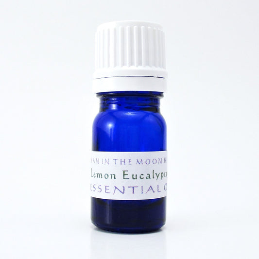 Lemon Eucalyptus Essential Oil, 100% Pure Steam Distilled, Citrusy & Uplifting, Man in the Moon Herbs