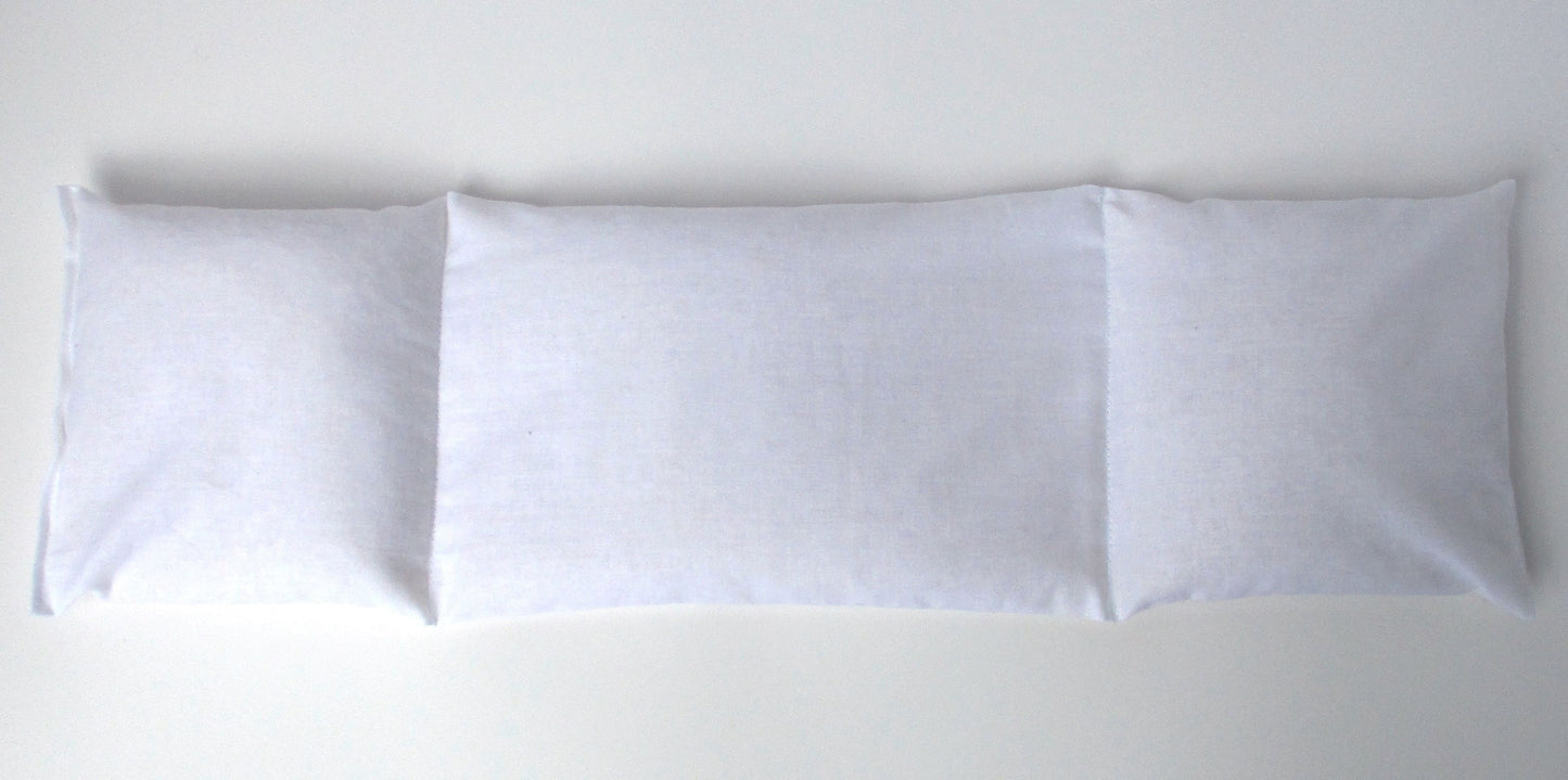 Microwavable Heat Pack, Washable Blue Batik Cover, Rice Therapy Wrap, Hot & Cold, Handmade