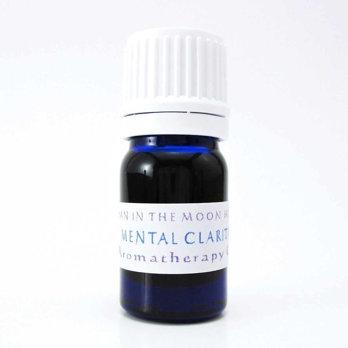 Mental Clarity Essential Oil Blend, Patchouli Rosemary Lavender, Focus & Calm, 5mL