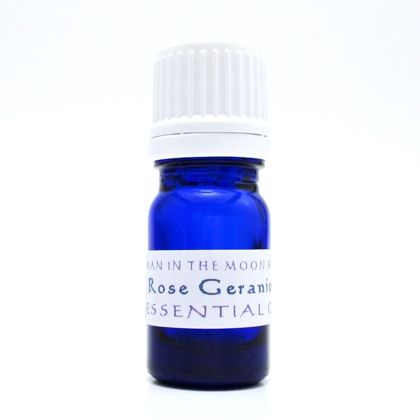 Rose Geranium Essential Oil, Pelargonium Graveolens, 100% Pure Steam Distilled, Man in the Moon Herbs