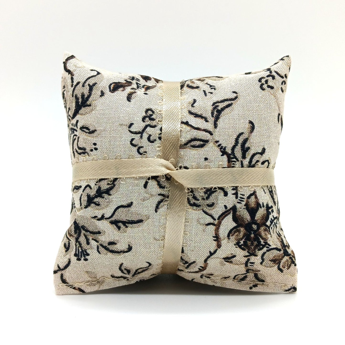 French Lavender Sachets, Set of 3 Elegant Victorian Wallpaper Style
