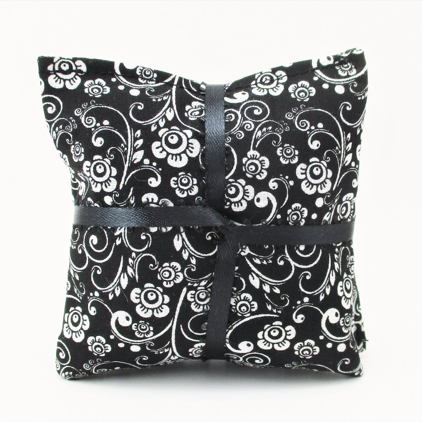Black & White Lavender Sachets Set of 3, Modern Floral, French Lavender Gift, Handmade