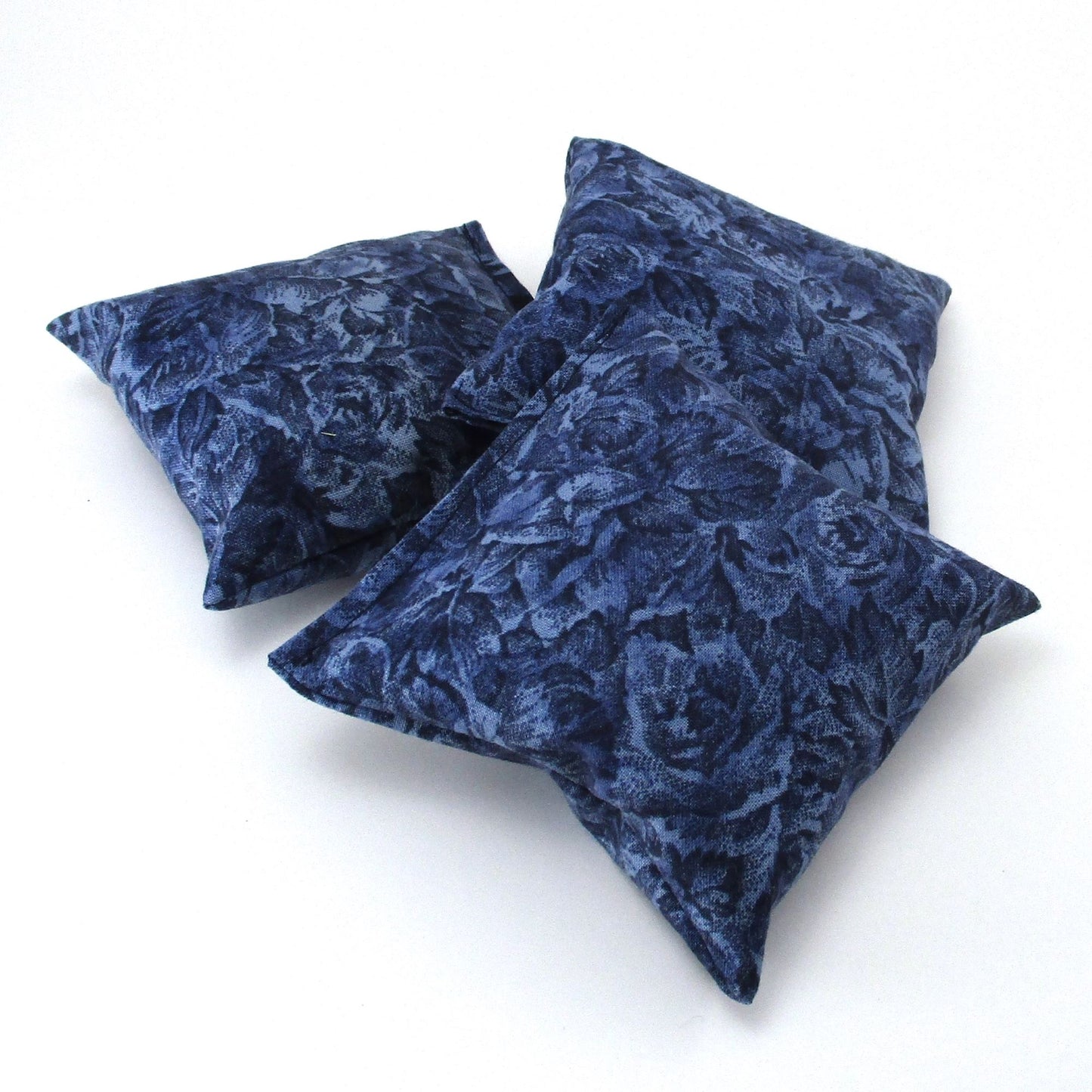 Blue Rose Lavender Sachets Set of 3, French Lavender, Vintage Floral Gift, Handmade