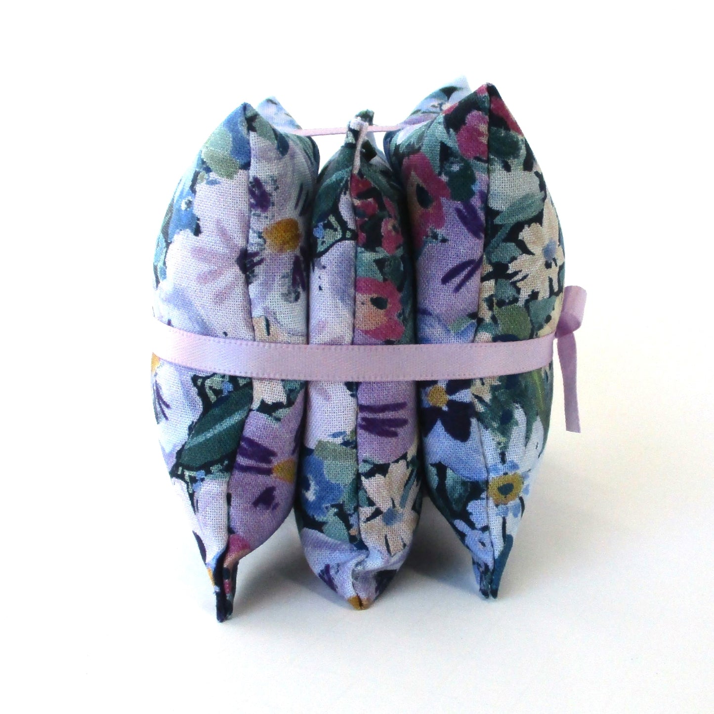 Pansy Garden Lavender Sachets Set of 3, Painterly Floral, French Lavender Gift, Handmade