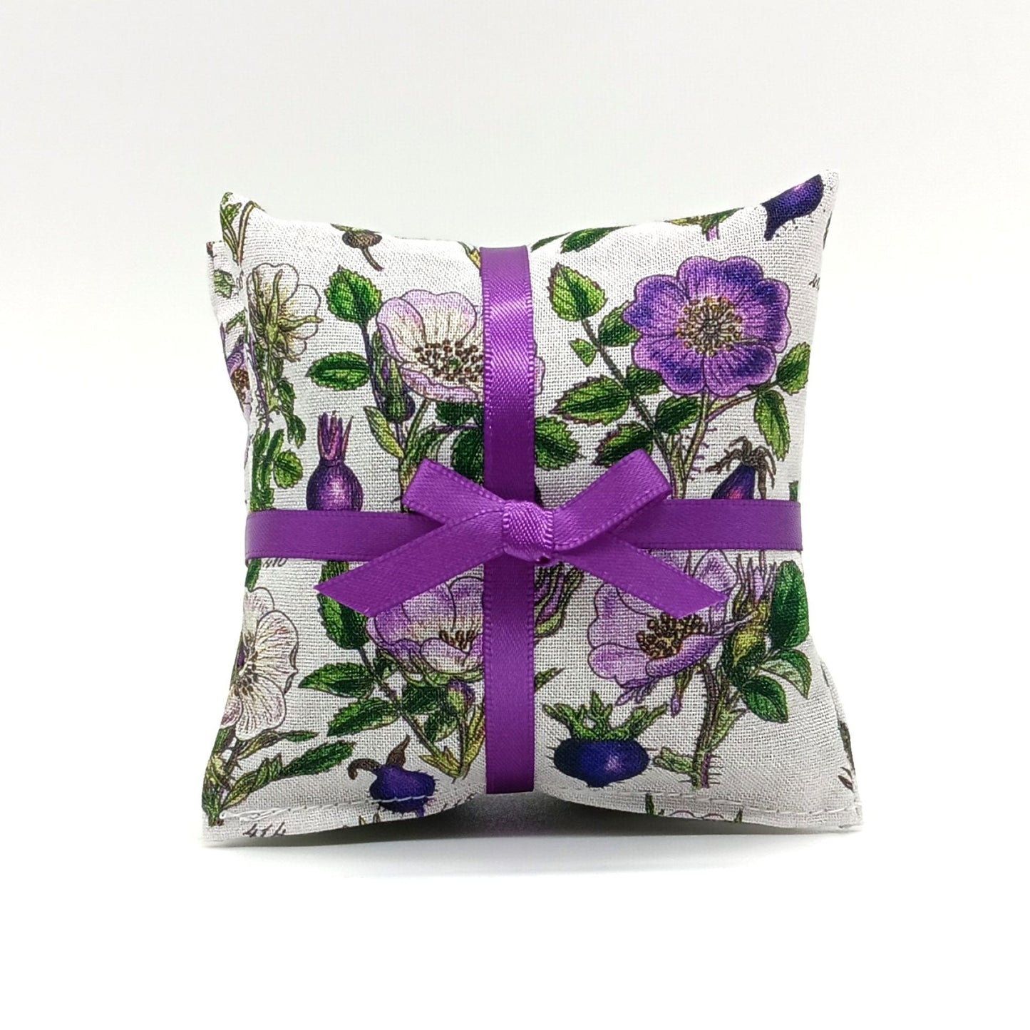 Botanical Print Lavender Sachets, Set of 3 Drawer Fresheners