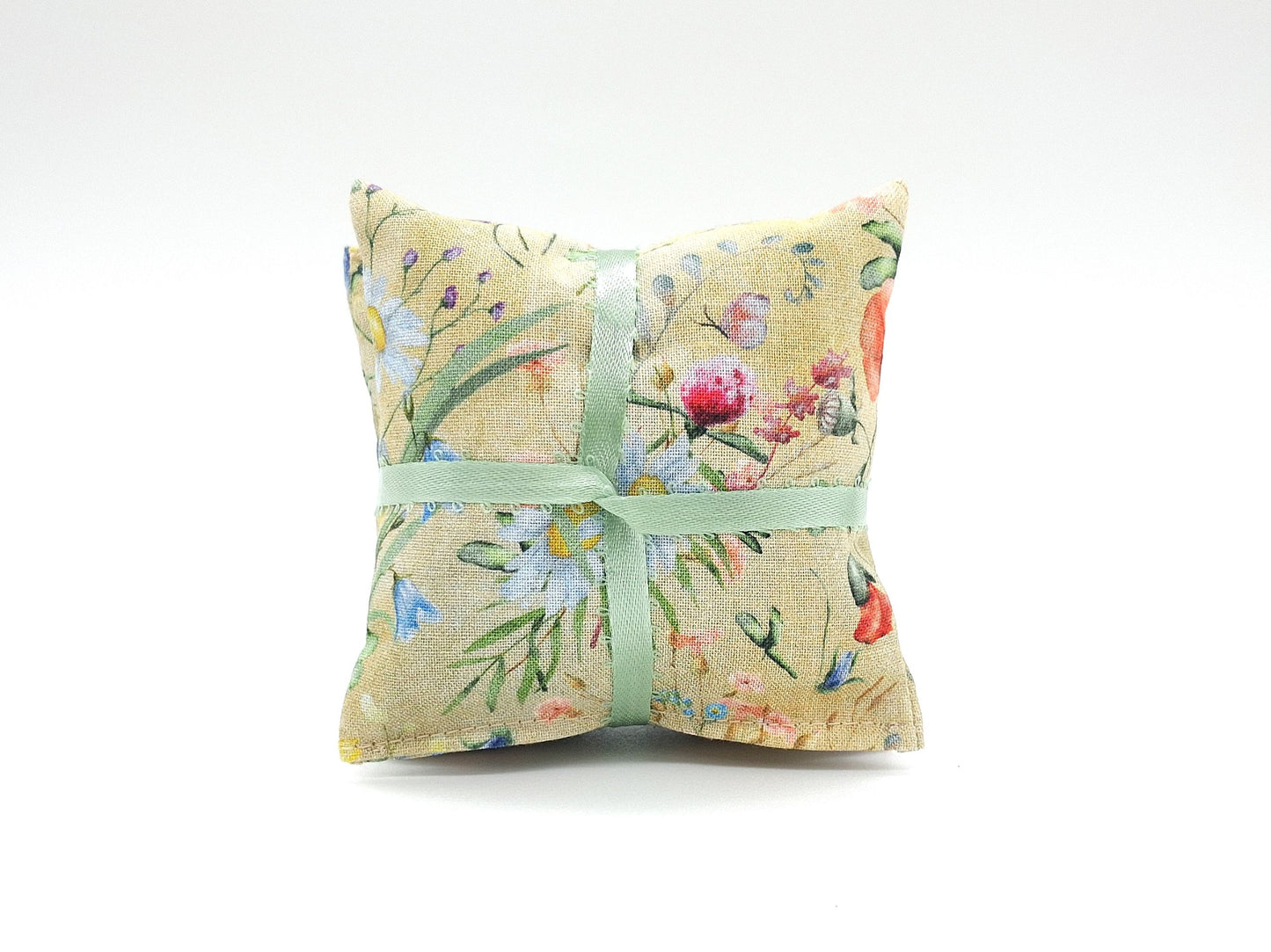 Wildflower Lavender Sachets Set of 3, Poppy Daisy Clover, French Lavender Gift, Handmade