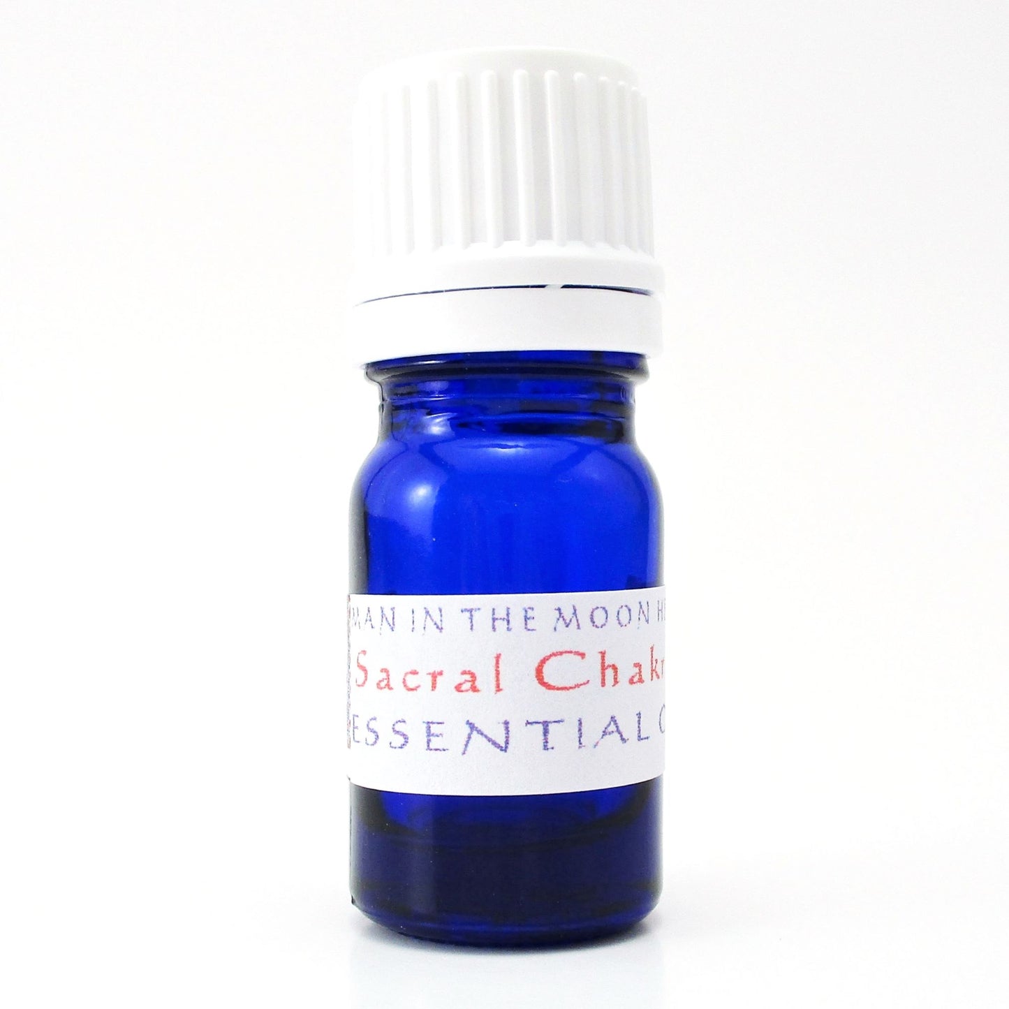 Sacral Chakra Essential Oil Blend, Sandalwood Ylang Ylang & Neroli, 100% Pure, 5mL, Man in the Moon Herbs