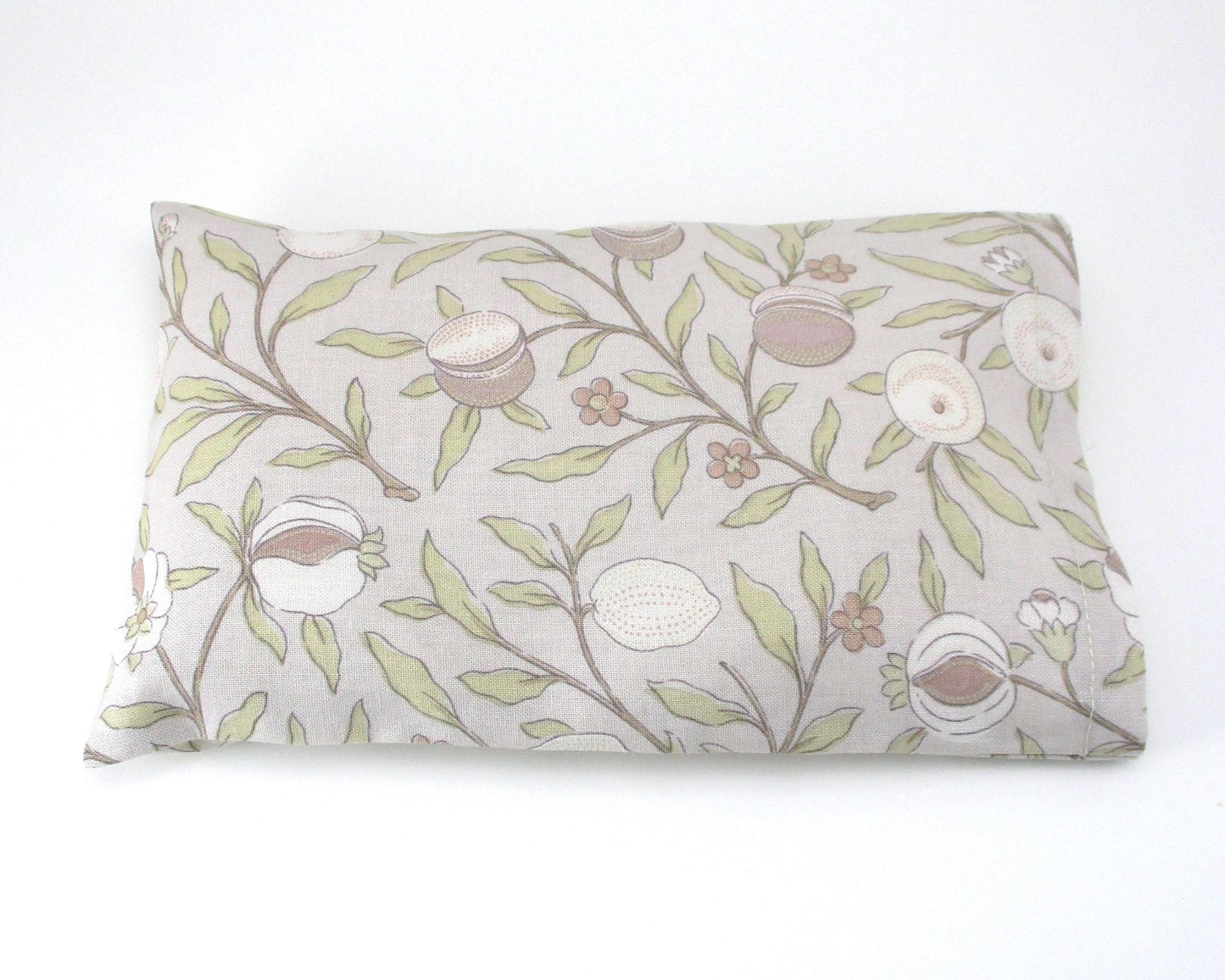 Small Microwavable Heat Pack, Botanical Cotton Cover, Targeted Hand & Wrist Therapy, Handmade