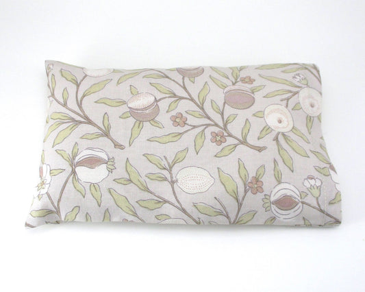 Small Microwavable Heat Pack, Botanical Cotton Cover, Targeted Hand & Wrist Therapy, Handmade