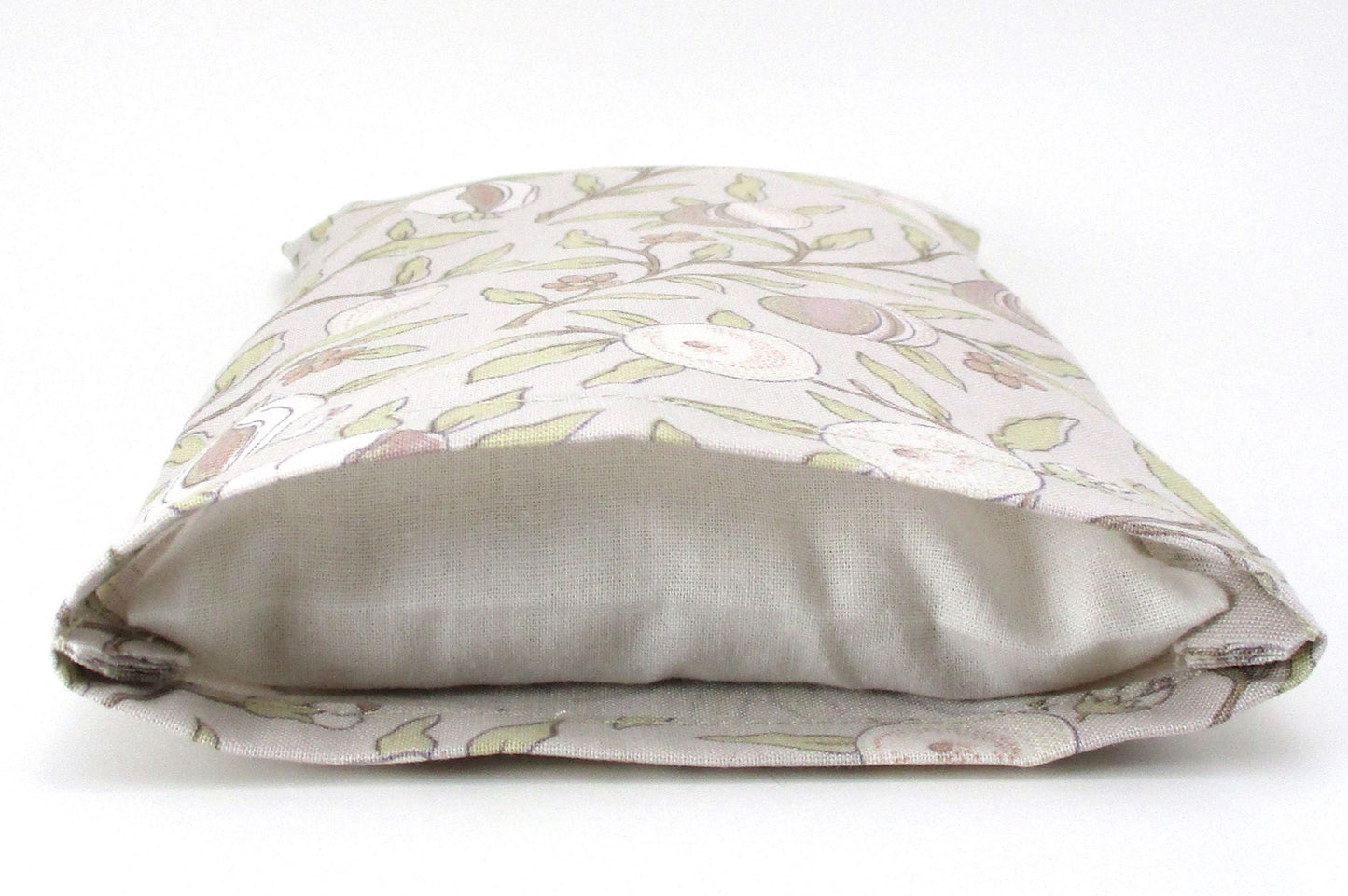 Small Microwavable Heat Pack, Botanical Cotton Cover, Targeted Hand & Wrist Therapy, Handmade