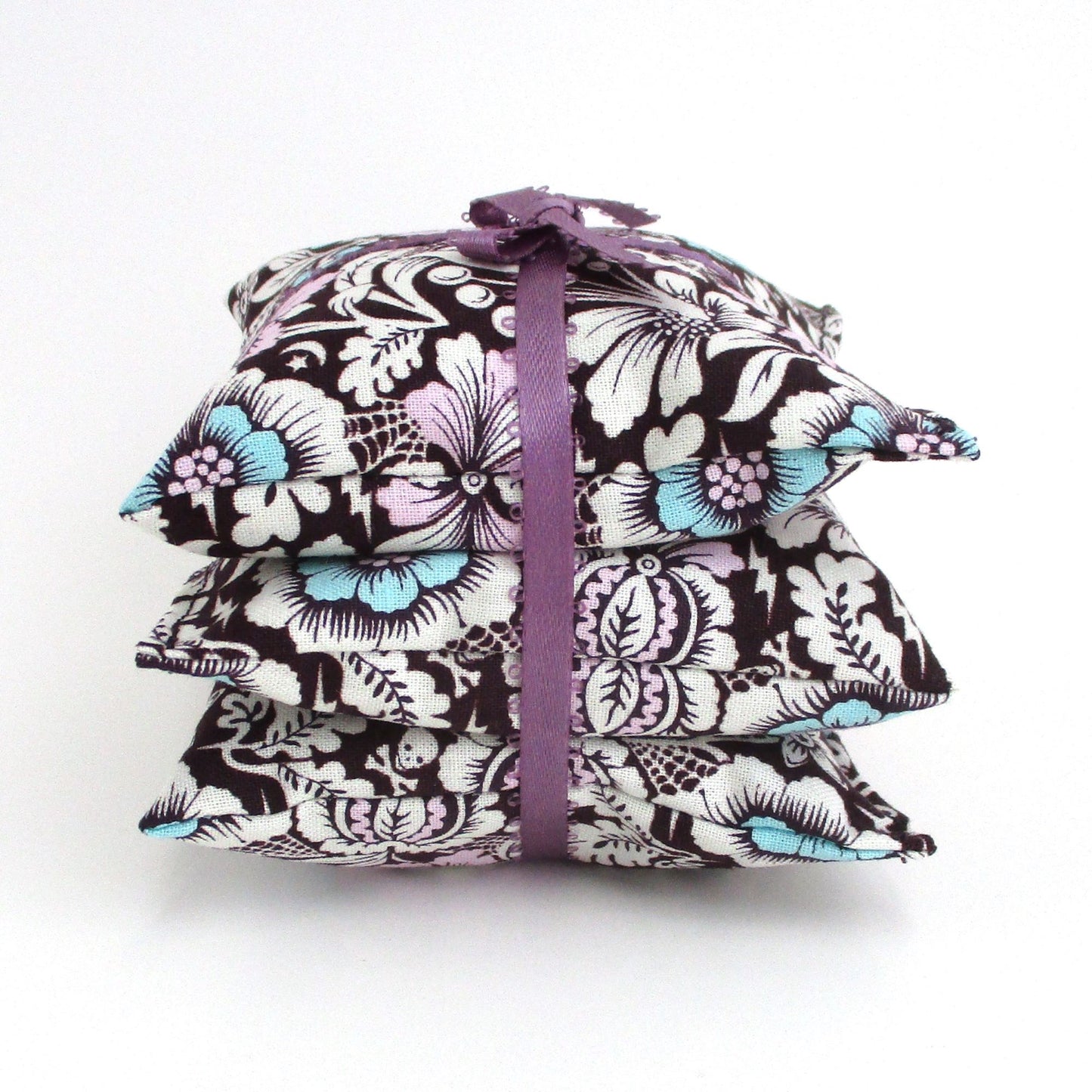 Lavender Sachets, Art Deco Style with Tiny Skulls