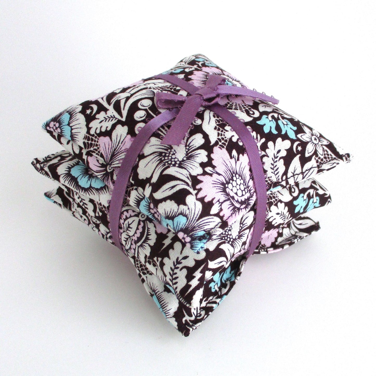 Lavender Sachets, Art Deco Style with Tiny Skulls