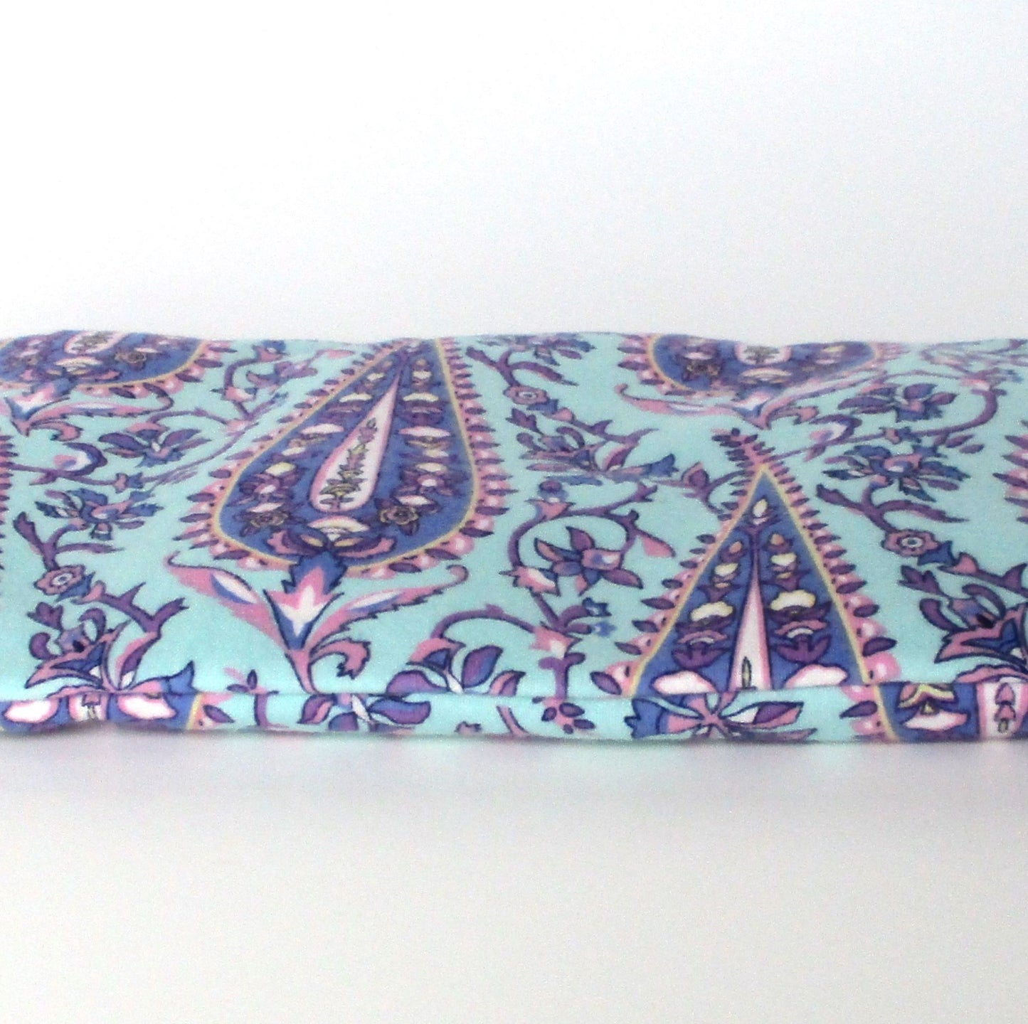 Persian Garden Microwavable Therapy Pack, Washable Flannel Cover, 12 by 7 inches