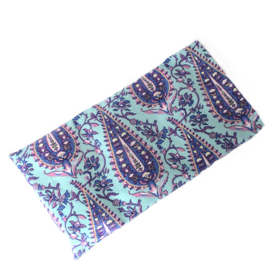 Persian Garden Microwavable Therapy Pack, Washable Flannel Cover, 12 by 7 inches