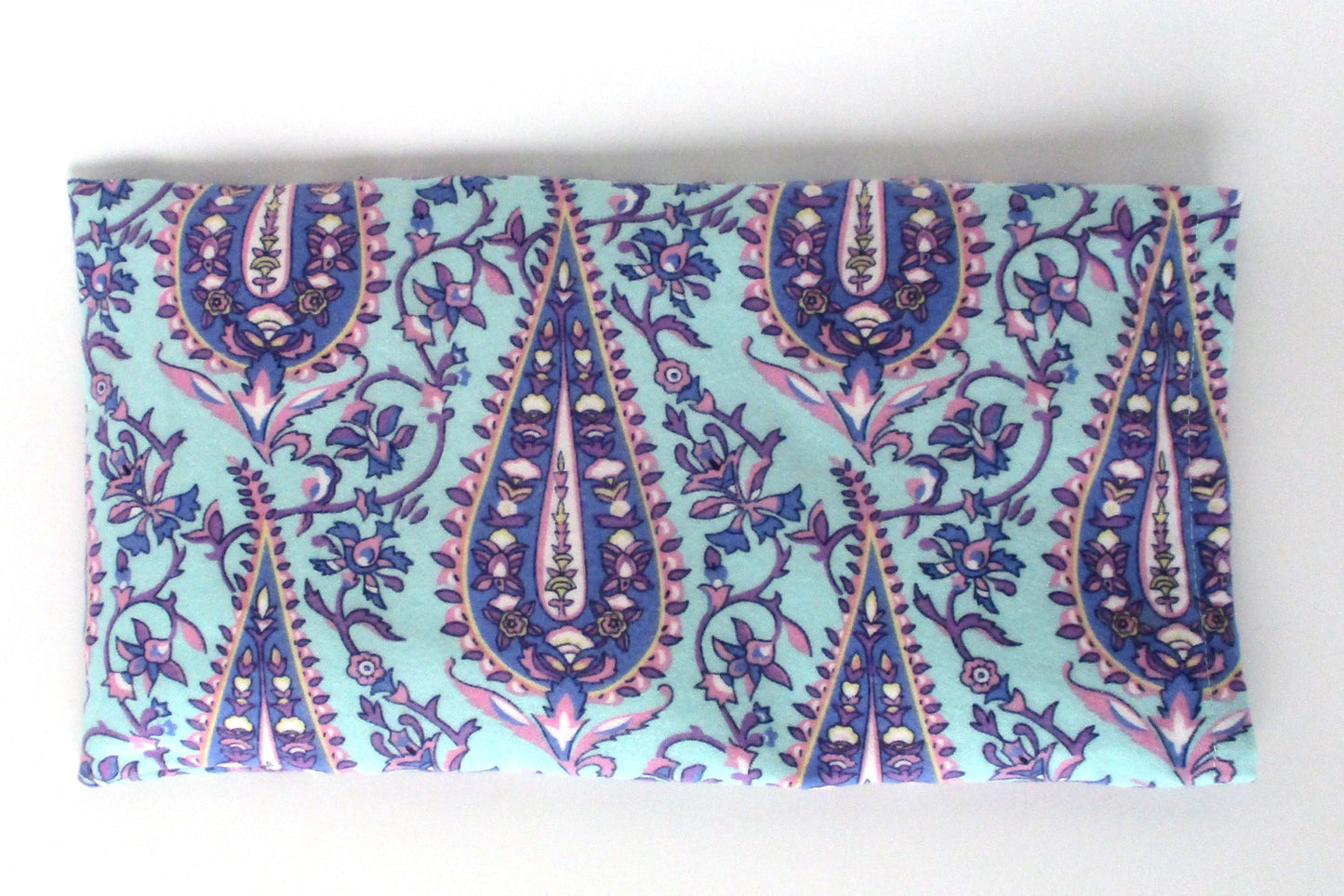 Persian Garden Microwavable Therapy Pack, Washable Flannel Cover, 12 by 7 inches