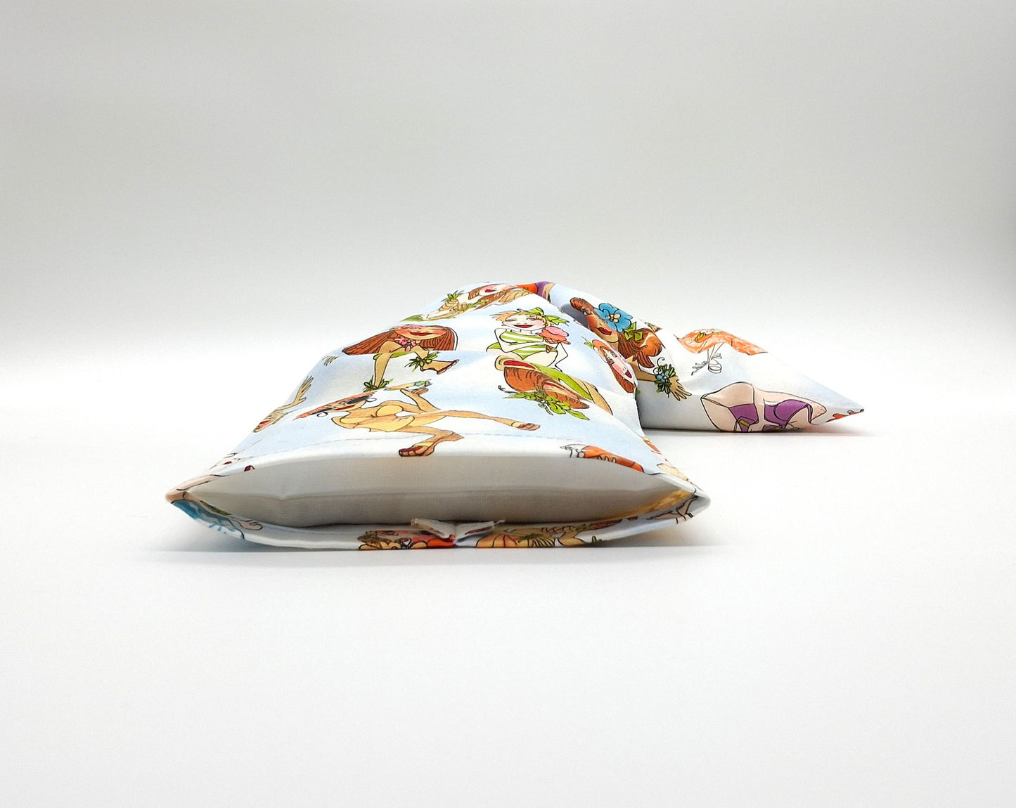 Tropical Beach Microwavable Heat Pack & Cold Pack , Removable Washable Cover, Rice Filled, Moist Heat Therapy, 18.5 x 5.75