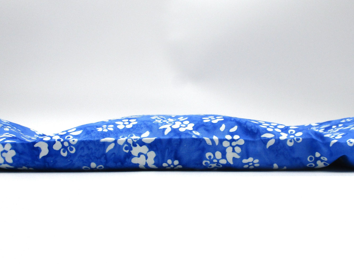 Microwavable Heat Pack, Washable Blue Batik Cover, Rice Therapy Wrap, Hot & Cold, Handmade
