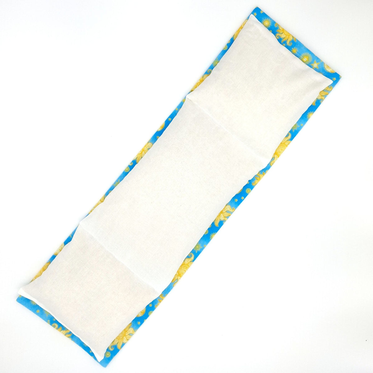 Large Microwavable Neck & Shoulder Wrap, Celestial Flannel Rice Pack, Removable Washable Cover, Hot & Cold Therapy, Handmade Self-Care Gift