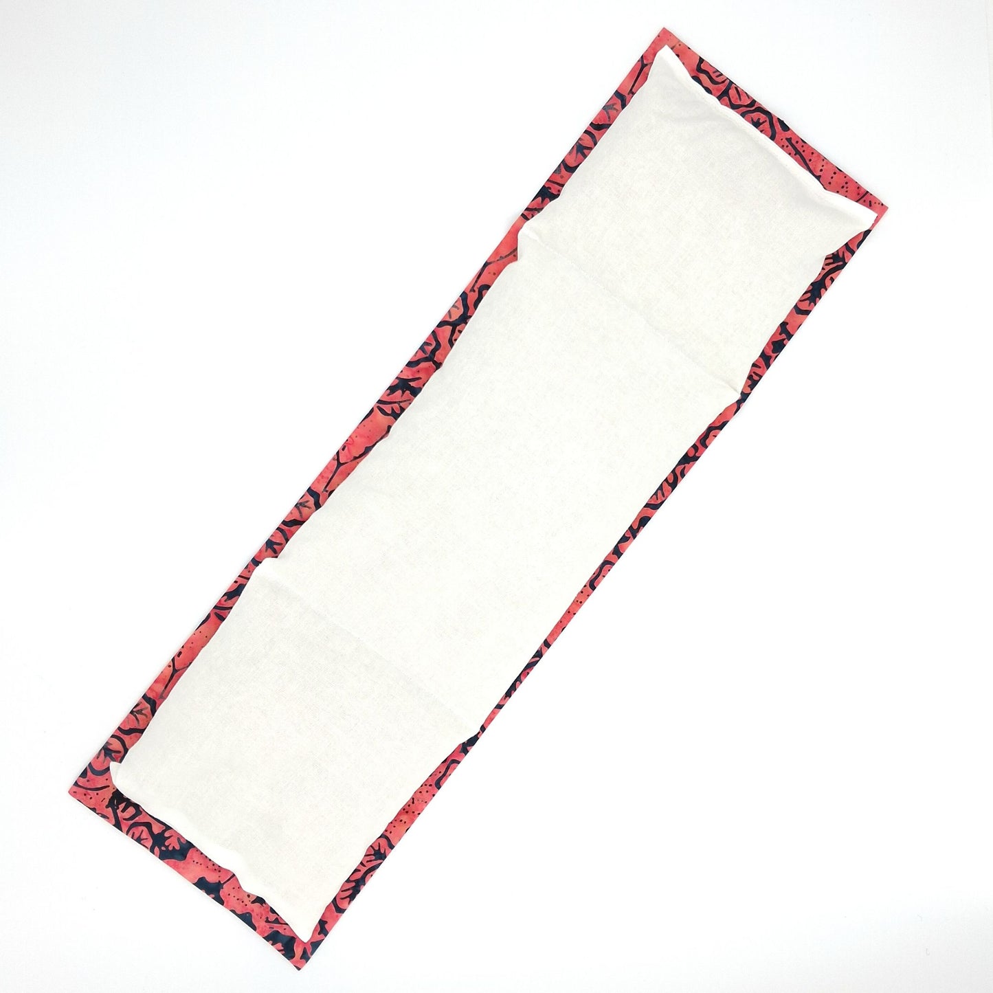 Large Microwavable Neck & Shoulder Wrap, Batik Cotton Rice Pack, Removable Washable Cover, Hot & Cold Therapy, Handmade Self-Care Gift