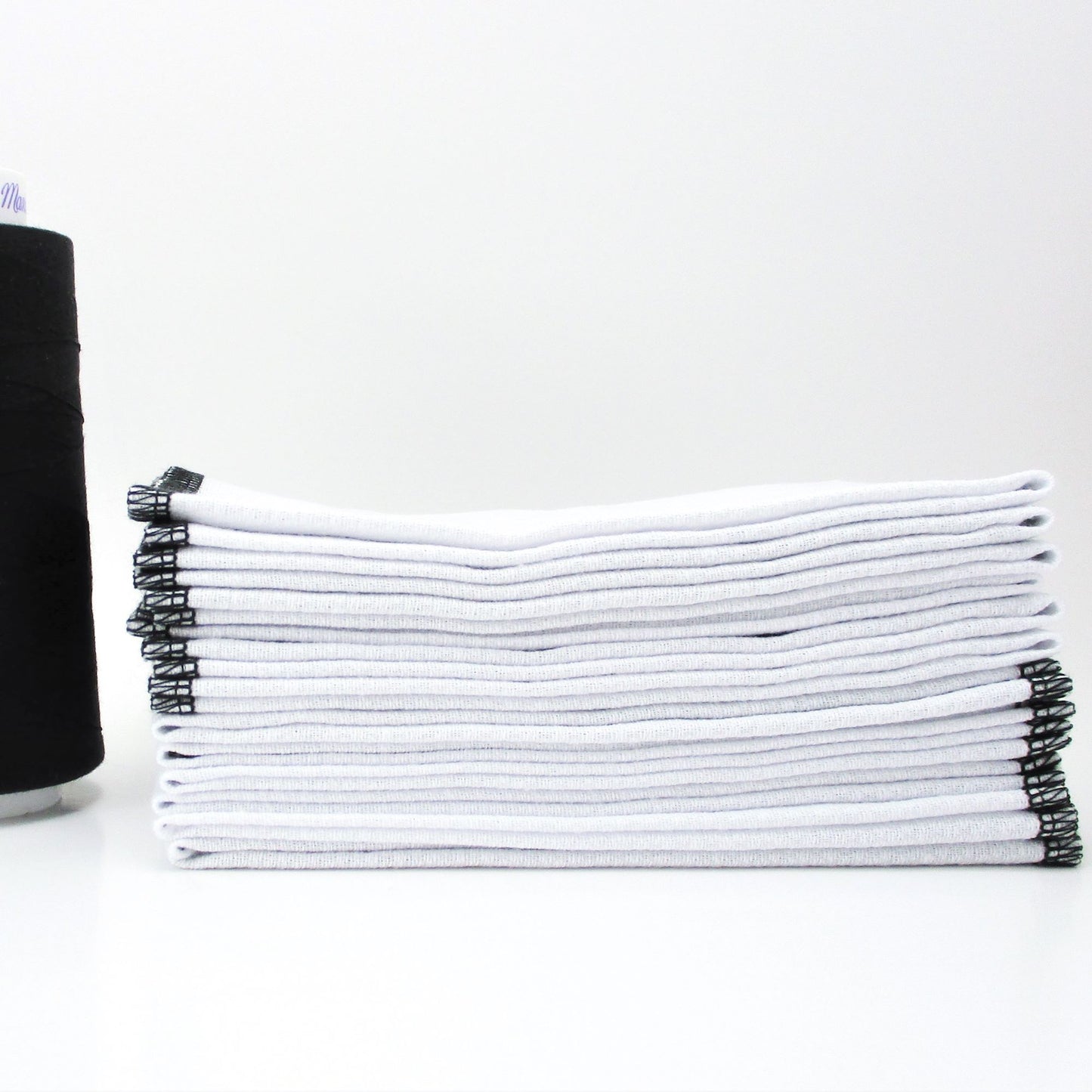 Reusable Paperless Towels, 15 Colorful Border Stitching Choices, Bird's Eye Cotton