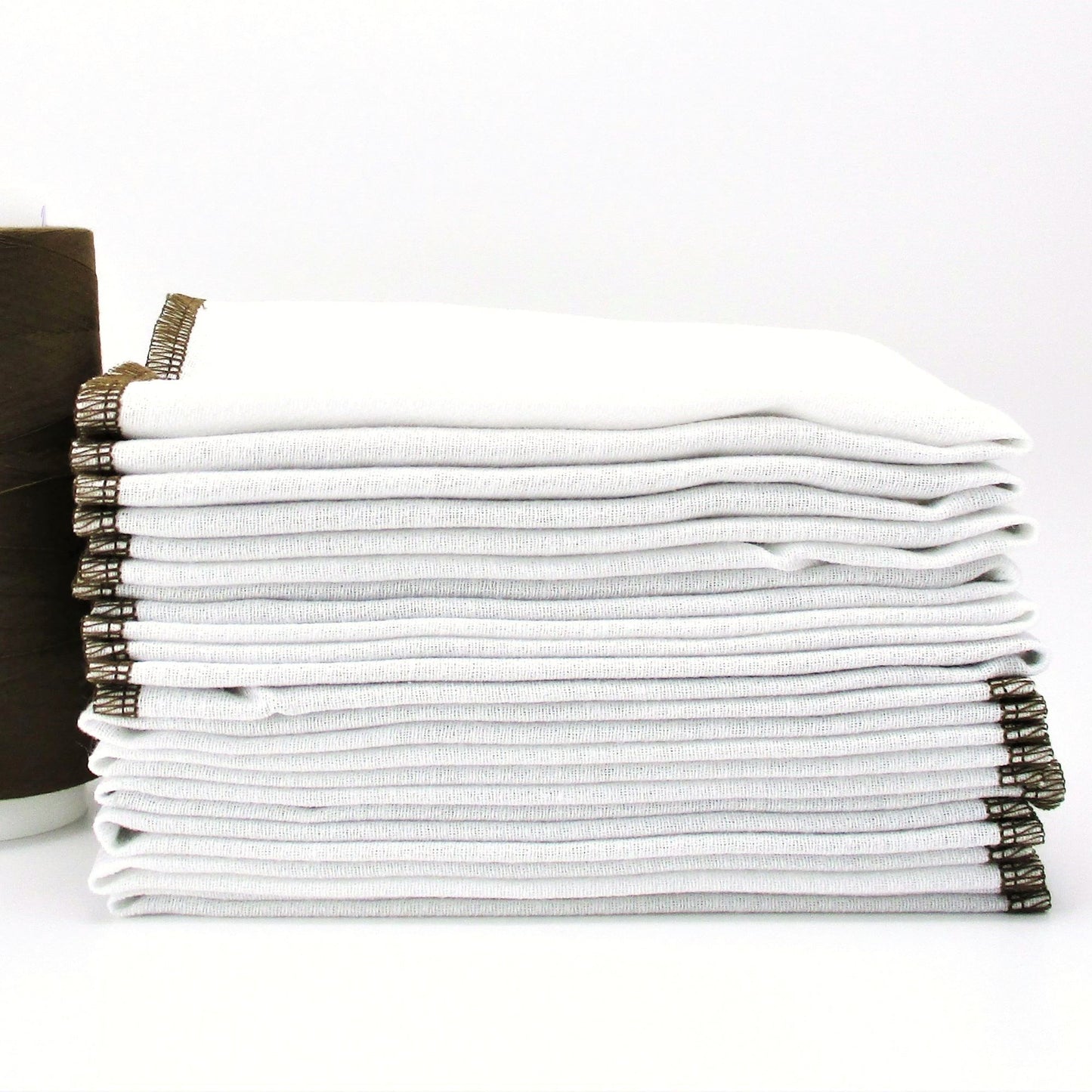 Reusable Paperless Towels, 15 Colorful Border Stitching Choices, Bird's Eye Cotton