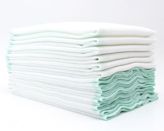 Reusable Paperless Towels, 15 Colorful Border Stitching Choices, Bird's Eye Cotton