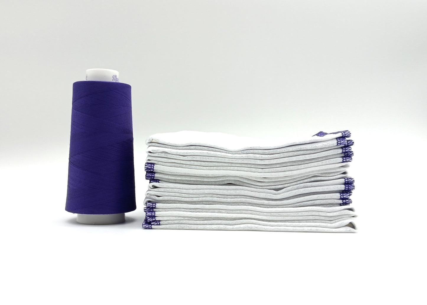 Reusable Paperless Towels, 15 Colorful Border Stitching Choices, Bird's Eye Cotton