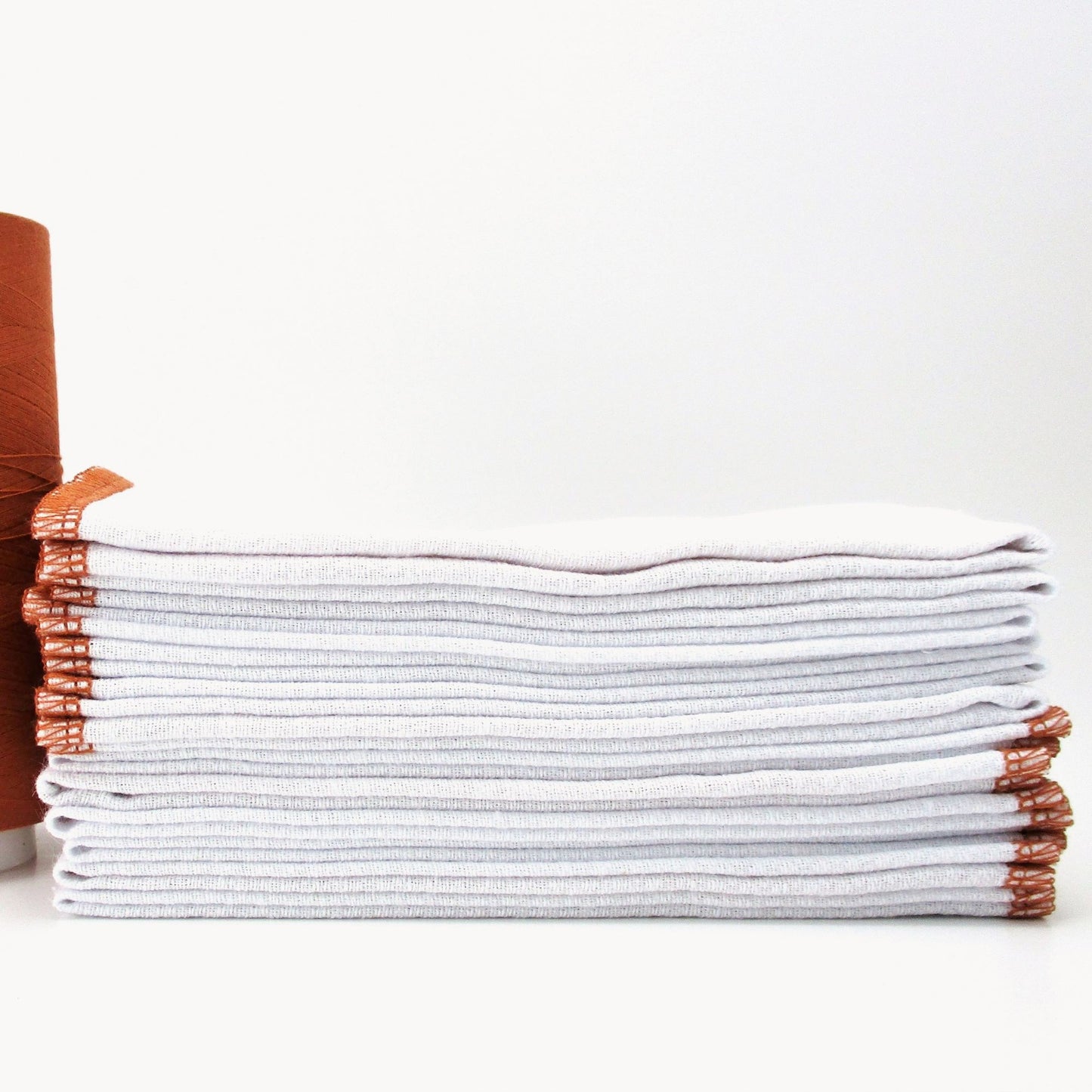Reusable Paperless Towels, 15 Colorful Border Stitching Choices, Bird's Eye Cotton
