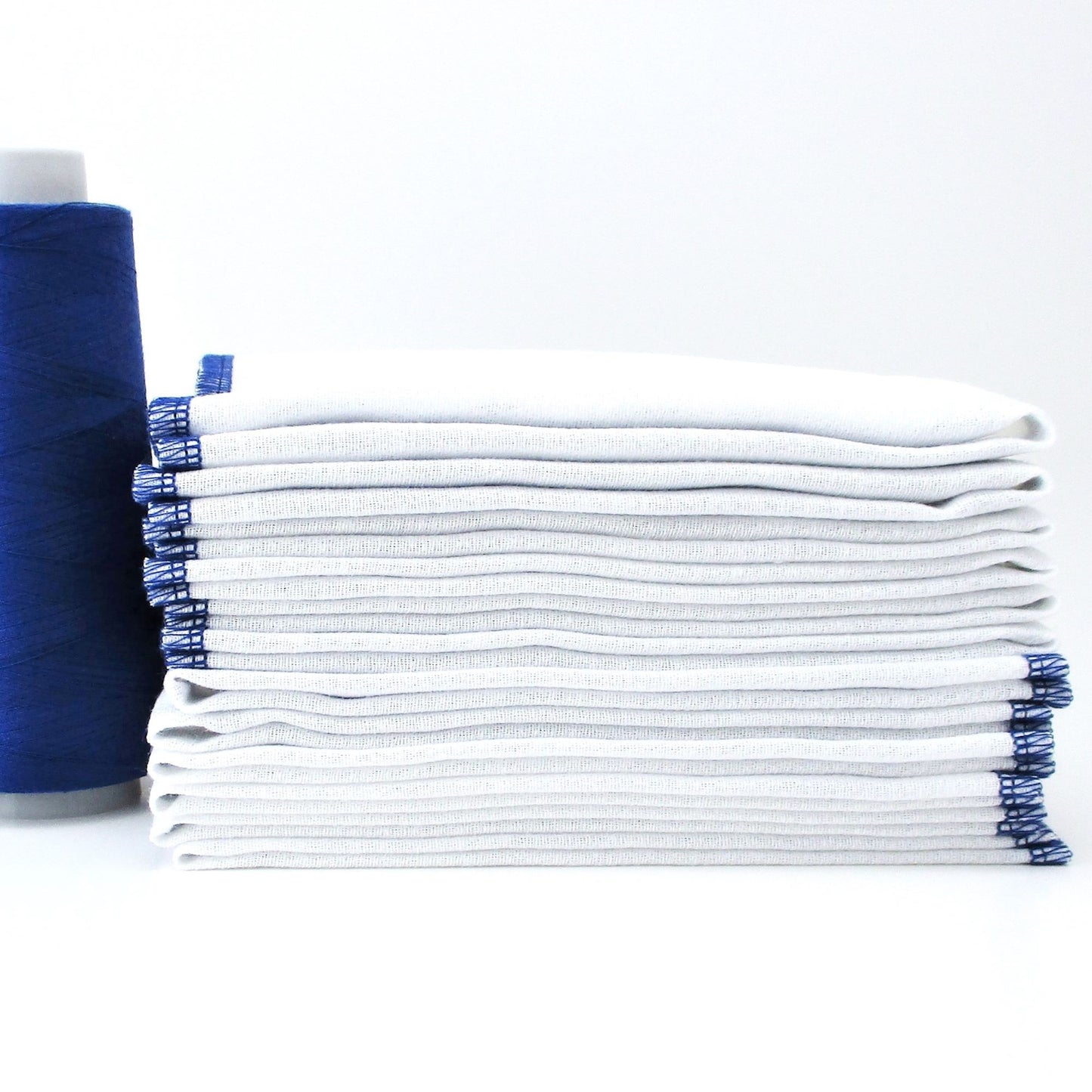 Reusable Paperless Towels, 15 Colorful Border Stitching Choices, Bird's Eye Cotton