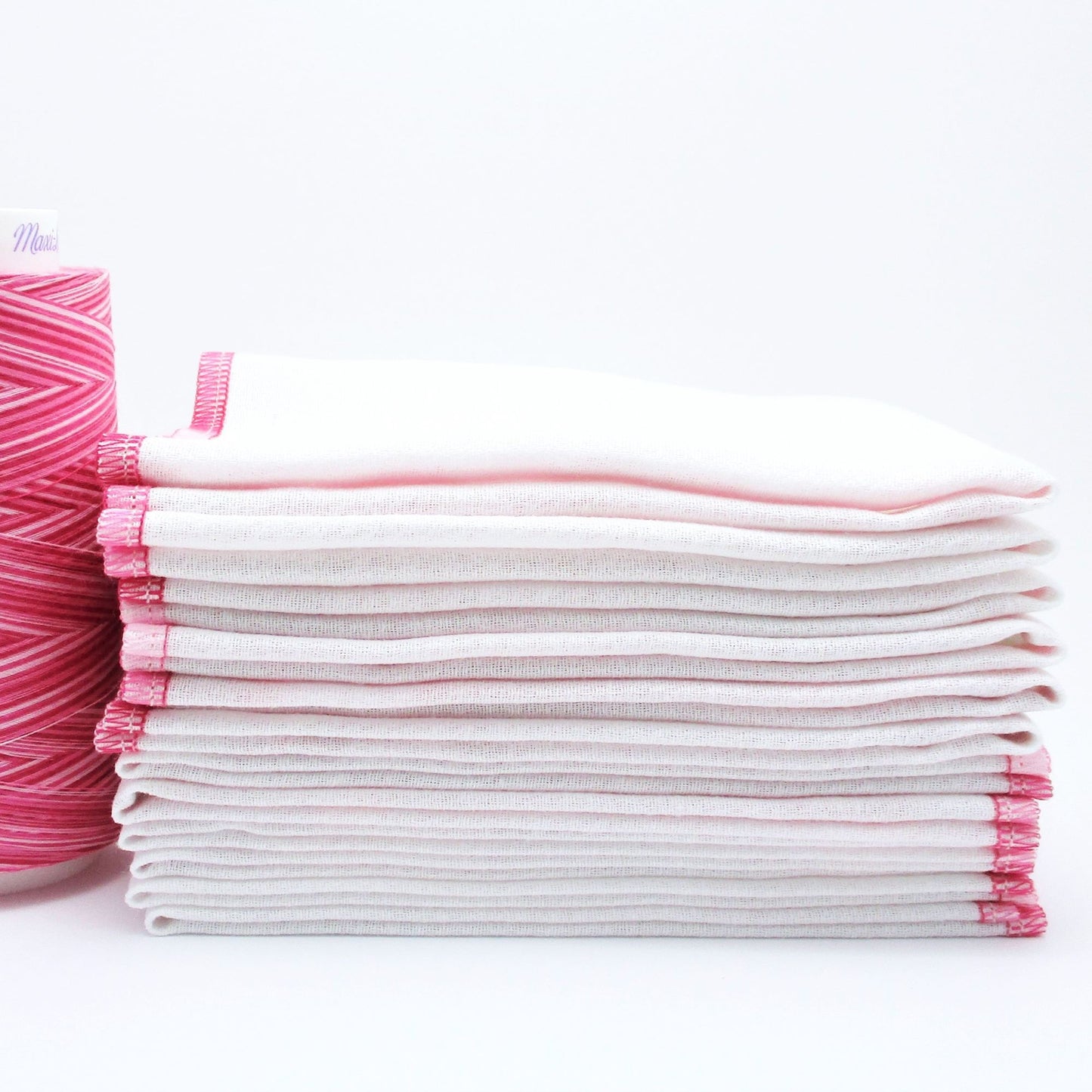 Reusable Paperless Towels, Variegated Border Cotton, Choose Your Color